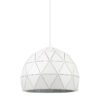 Pendant lamp Lux Harley – modern pendant lamp in white and steel