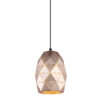 Pendant lamp Lux Harley – modern pendant lamp in champagne gold and steel