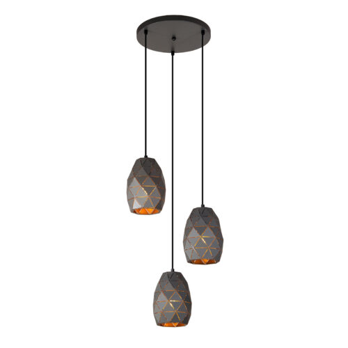 Pendant lamp Lux Harley – modern pendant lamp in graphite