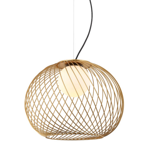 Pendant lamp Lux Clarisa 40w – modern pendant lamp in gold and steel