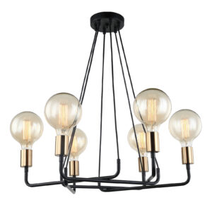Pendant lamp Lux Betty – modern pendant lamp in brown