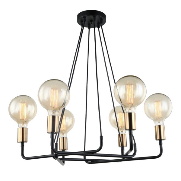 Pendant lamp Lux Betty – modern pendant lamp in brown