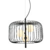 Pendant lamp Lux Daren – modern pendant lamp in black and steel