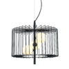Pendant lamp Lux Daren – modern pendant lamp in black and steel