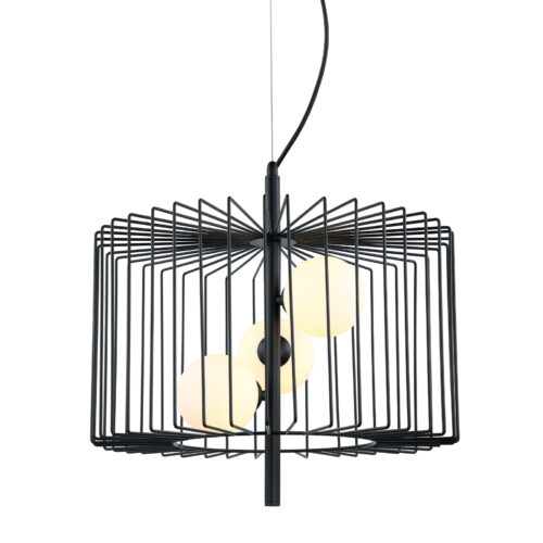 Pendant lamp Lux Daren – modern pendant lamp in black and steel