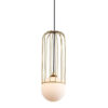 Pendant lamp Lux Simon 25w – modern pendant lamp in gold and steel