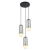 Pendant lamp Lux Simon – modern pendant lamp in black and steel