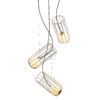 Pendant lamp Lux Coco – modern pendant lamp in gold and steel