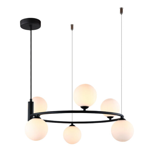 Pendant lamp Lux Amily – modern pendant lamp in black and steel