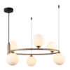 Pendant lamp Lux Amily – modern pendant lamp in gold and steel
