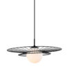 Pendant lamp Lux Alison – modern pendant lamp in black and steel