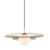 Pendant lamp Lux Alison 40w – modern pendant lamp in gold and steel