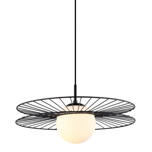 Pendant lamp Lux Sandy – modern pendant lamp in black and steel
