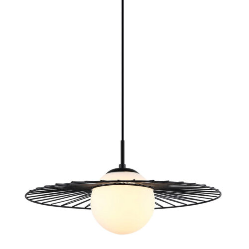 Pendant lamp Lux Sally – modern pendant lamp in black and steel