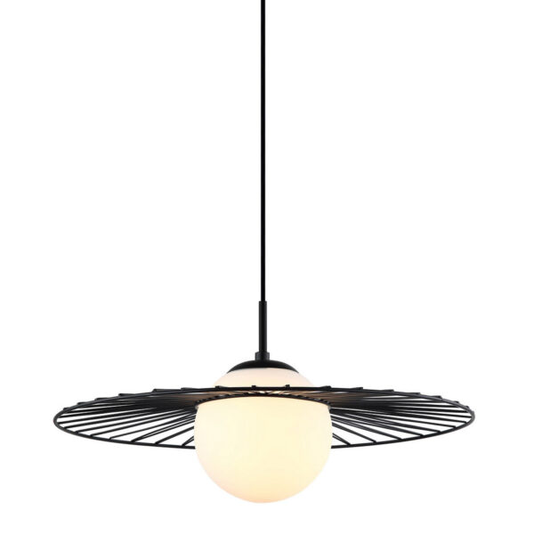 Pendant lamp Lux Sally – modern pendant lamp in black and steel