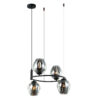 Pendant lamp Lux Roxane – modern pendant lamp in black and steel