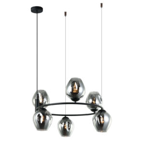 Pendant lamp Lux Roxane 40w – modern pendant lamp in black and steel