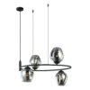 Pendant lamp Lux Roxane – modern pendant lamp in black and steel