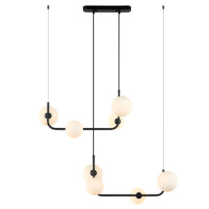 Pendant lamp Lux Ferrand 25w – modern pendant lamp in black and steel
