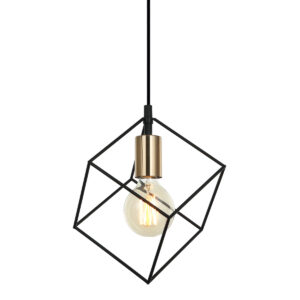 Pendant lamp Lux Morestel – modern pendant lamp in black