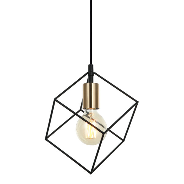 Pendant lamp Lux Morestel – modern pendant lamp in black