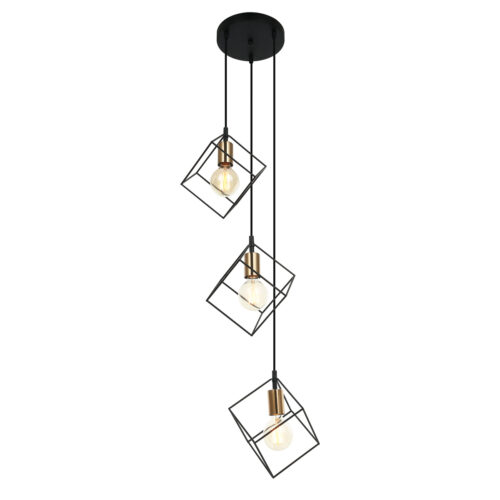 Pendant lamp Lux Morestel 40w – modern pendant lamp in black