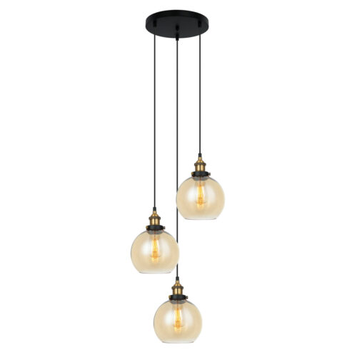 Pendant lamp Lux Cardena – modern pendant lamp in black