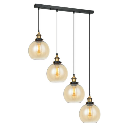 Pendant lamp Lux Cardena – modern pendant lamp in black
