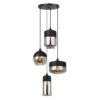 Pendant lamp Lux Molina – modern pendant lamp in black and steel