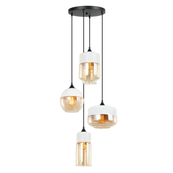Pendant lamp Lux Molina – modern pendant lamp in black and steel