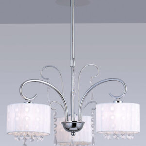 Pendant lamp Lux Span – modern pendant lamp in chrome and metal