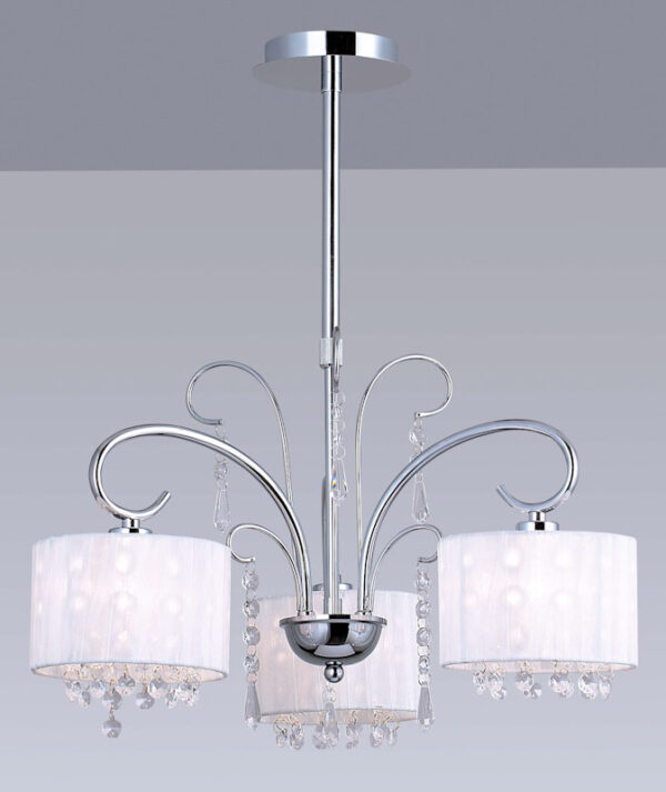 Pendant lamp Lux Span – modern pendant lamp in chrome and metal
