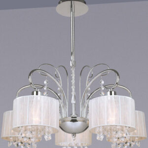 Pendant lamp Lux Span – modern pendant lamp in chrome and metal