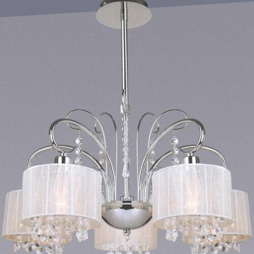 Pendant lamp Lux Span – modern pendant lamp in chrome and metal