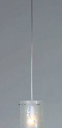 Pendant lamp Lux Rico – modern pendant lamp in chrome and metal alloy