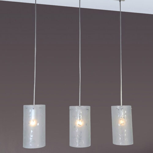 Pendant lamp Lux Rico – modern pendant lamp in chrome and metal alloy