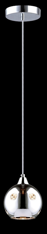 Pendant lamp Lux Martin – modern pendant lamp in chrome and metal