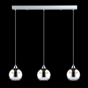 Pendant lamp Lux Martin 40w – modern pendant lamp in chrome and metal