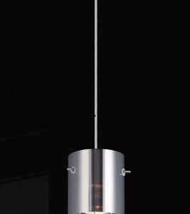 Pendant lamp Lux Cordell – modern pendant lamp in chrome and metal alloy
