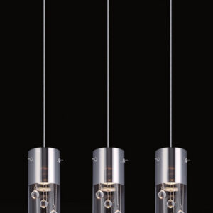 Pendant lamp Lux Cordell 105w – modern pendant lamp in chrome and metal alloy