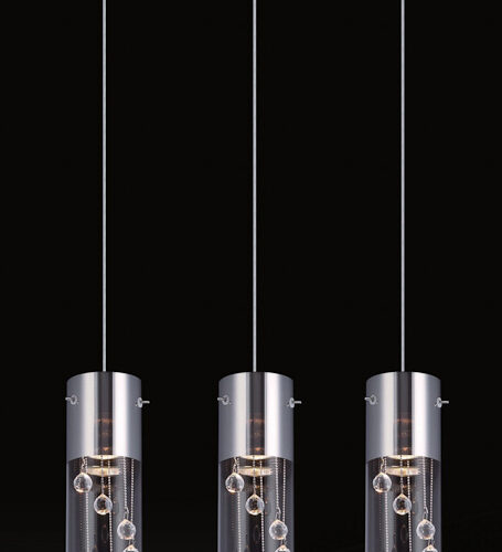 Pendant lamp Lux Cordell 105w – modern pendant lamp in chrome and metal alloy