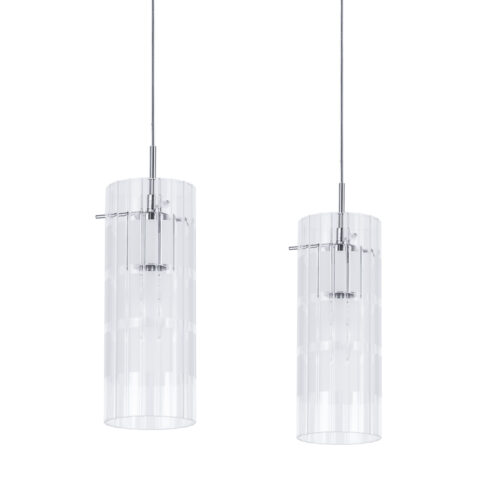 Pendant lamp Lux Max 60w – modern pendant lamp in chrome and metal alloy