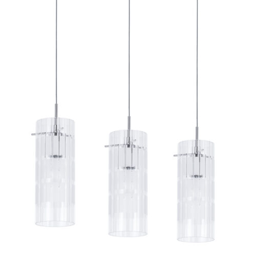 Pendant lamp Lux Max – modern pendant lamp in chrome and metal alloy