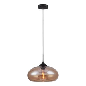 Pendant lamp Lux Valio – modern pendant lamp in black and metal