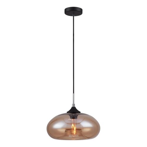 Pendant lamp Lux Valio – modern pendant lamp in black and metal