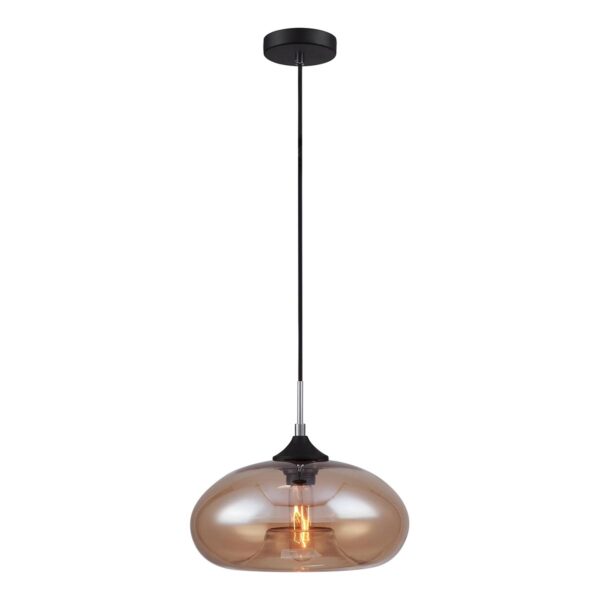 Pendant lamp Lux Valio – modern pendant lamp in black and metal