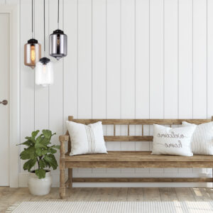 Pendant lamp Lux Tube 60w – modern pendant lamp in black and metal