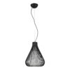 Pendant lamp Lux Inksis – modern pendant lamp in black and metal alloy