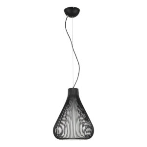 Pendant lamp Lux Inksis – modern pendant lamp in black and metal alloy
