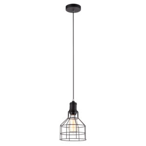 Pendant lamp Lux Synthia – modern pendant lamp in black and metal